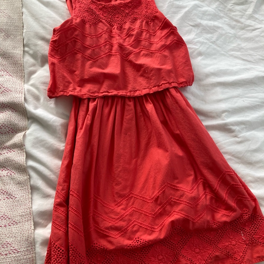 GAP tomato red dress